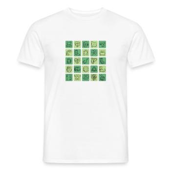 Irlande - T-shirt homme - blanc - Devant - AI Model Male 178 dark (178cm)
