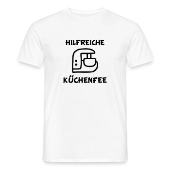 Hilfreiche Küchenfee Küchenmaschine - Männer T-Shirt - Weiß - Vorne - AI Model Male 178 dark (178cm)