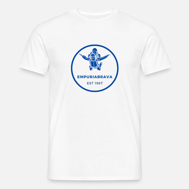 Empuriabrava EST 1967 Skydiving - Männer T-Shirt - Weiß