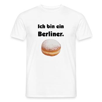 Berliner - Männer T-Shirt - Weiß - Vorne - AI Model Male 178 dark (178cm)