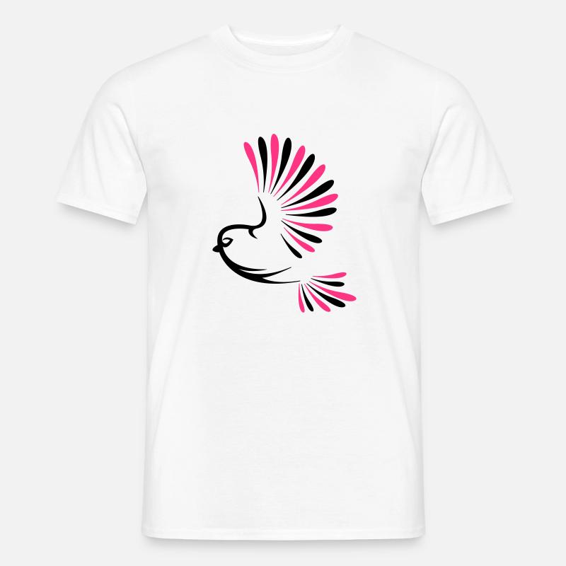 bird_2 - Männer T-Shirt - Weiß