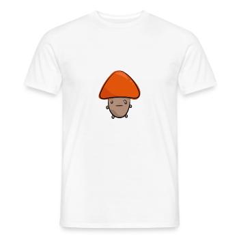 Lustiger Pilz, urkomisch, Pilzsammler, Wald, Pilze - Männer T-Shirt - Weiß - Vorne - AI Model Male 178 dark (178cm)