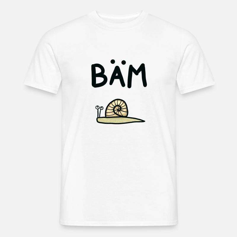 BÄM - Männer T-Shirt - Weiß