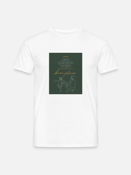 Liebender Vater - Männer T-Shirt - Weiß