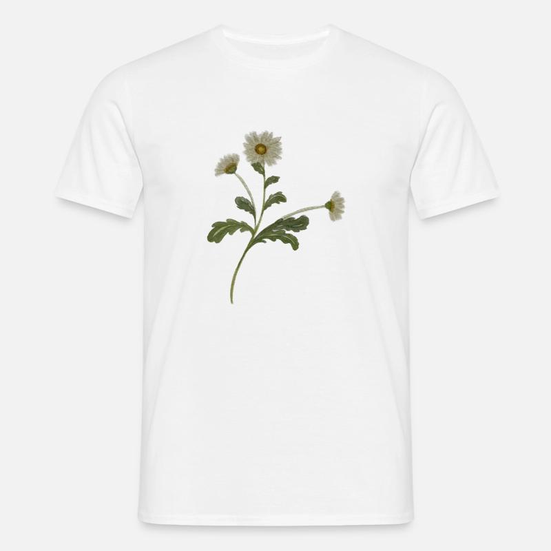 Gänseblümchen - Männer T-Shirt - Weiß