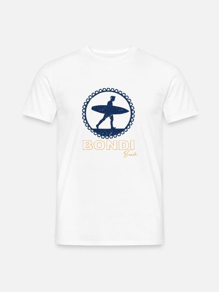 Bondi Beach - Männer T-Shirt - Weiß
