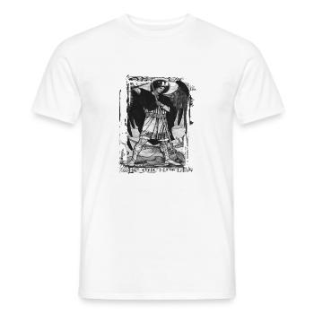 Erzengel Heiliger Religion Gott Engel Glaube Michael - Männer T-Shirt - Weiß - Vorne - AI Model Male 178 dark (178cm)