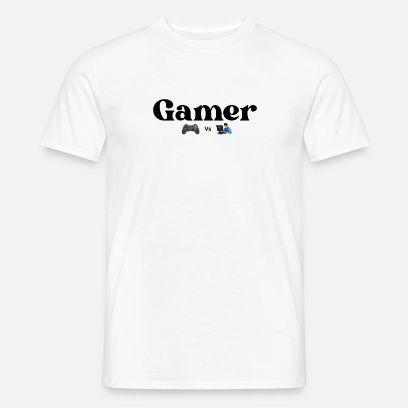 Controller VS PC - Männer T-Shirt - Weiß
