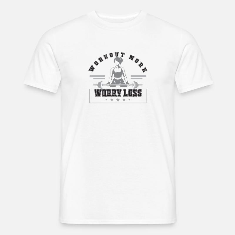 Workout - Männer T-Shirt - Weiß
