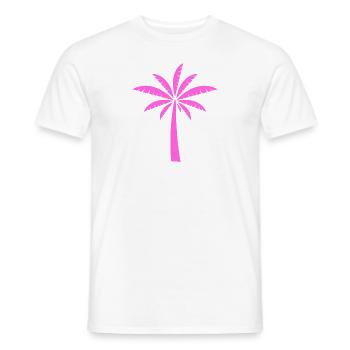 Palmen - Männer T-Shirt - Weiß - Vorne - AI Model Male 178 dark (178cm)