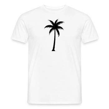 Palmen - Männer T-Shirt - Weiß - Vorne - AI Model Male 178 dark (178cm)