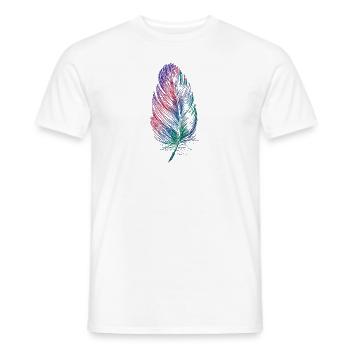 Rebondir - T-shirt homme - blanc - Devant - AI Model Male 178 dark (178cm)