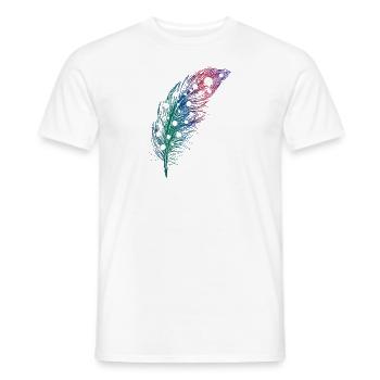 Rebondir - T-shirt homme - blanc - Devant - AI Model Male 178 dark (178cm)