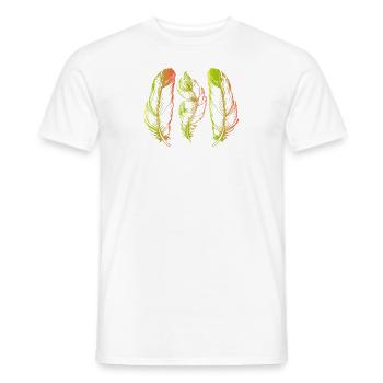 Rebondir - T-shirt homme - blanc - Devant - AI Model Male 178 dark (178cm)