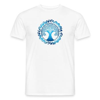 Baum - Männer T-Shirt - Weiß - Vorne - AI Model Male 178 dark (178cm)