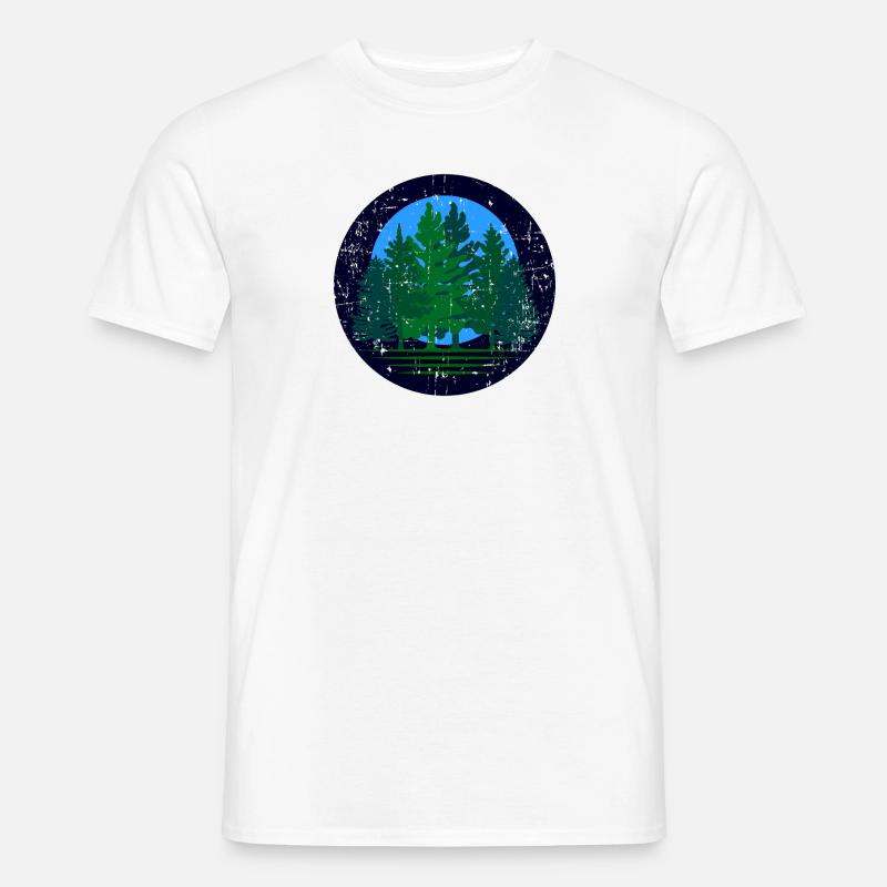 Baum - Männer T-Shirt - Weiß