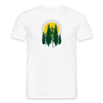 Tree - Men's T-Shirt - white - Front - AI Model Male 178 dark (178cm)