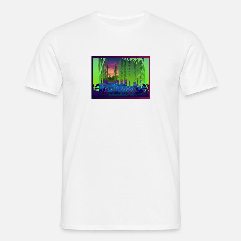 Baum - Männer T-Shirt - Weiß