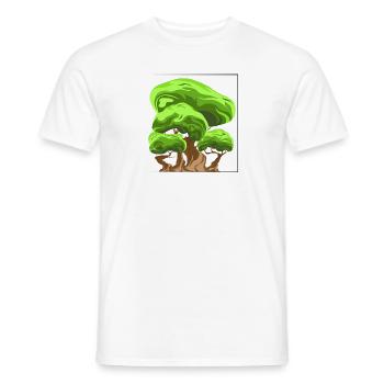 Tree - Men's T-Shirt - white - Front - AI Model Male 178 dark (178cm)
