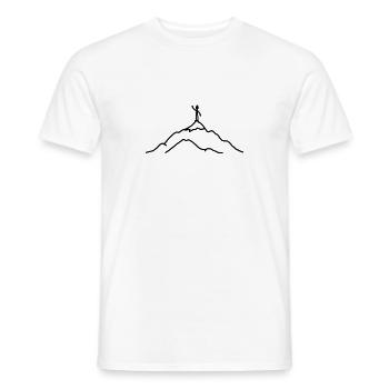 climber - Männer T-Shirt - Weiß - Vorne - AI Model Male 178 dark (178cm)