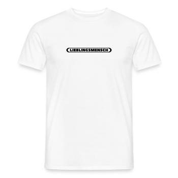 Lieblingsmensch - Männer T-Shirt - Weiß - Vorne - AI Model Male 178 dark (178cm)
