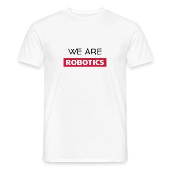 Robotik / Roboter / Robot / Robotics - Männer T-Shirt - Weiß - Vorne - AI Model Male 178 dark (178cm)