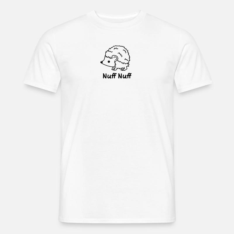 Nuff Nuff Igel - Männer T-Shirt - Weiß