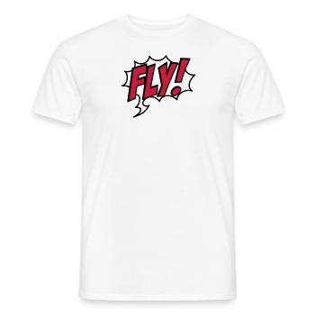 Voler - T-shirt homme - blanc - Devant - AI Model Male 178 dark (178cm)