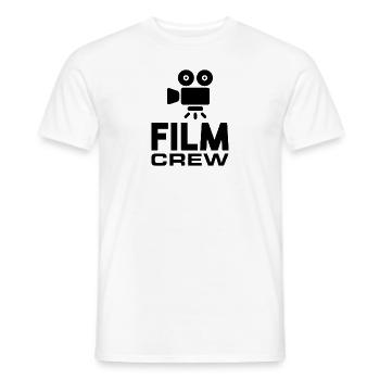 Équipe de cinéma Faire un cadeau Movie Maker - T-shirt homme - blanc - Devant - AI Model Male 178 dark (178cm)