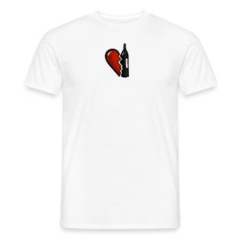Trennung Geschenk TShirt I Herzschmerz Scheidung - Männer T-Shirt - Weiß - Vorne - AI Model Male 178 dark (178cm)