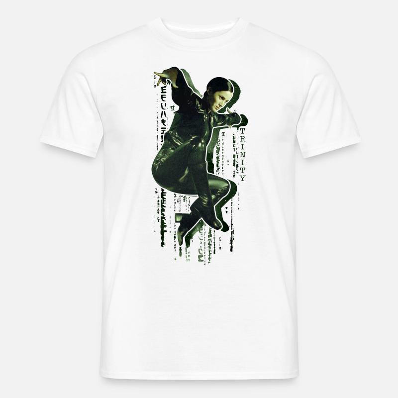 The Matrix Trinity - Männer T-Shirt - Weiß