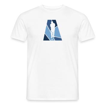 Golf Ball Golfers Golfing - Men's T-Shirt - white - Front - AI Model Male 178 dark (178cm)