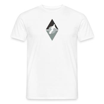 Snowboard Snowboard Sports d’hiver - T-shirt homme - blanc - Devant - AI Model Male 178 dark (178cm)