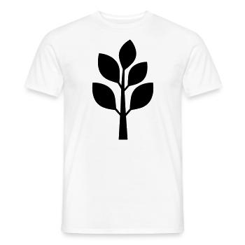 arbre - T-shirt homme - blanc - Devant - AI Model Male 178 dark (178cm)