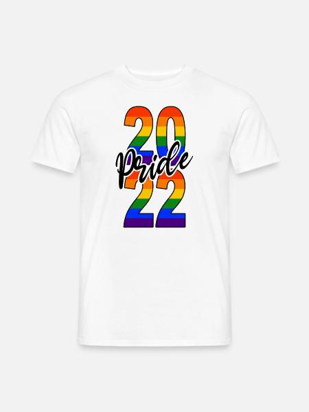 Gay Pride 2022 LGBTIQ Queer Demonstration - Männer T-Shirt - Weiß