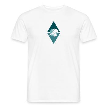 VTT Freeride - T-shirt homme - blanc - Devant - AI Model Male 178 dark (178cm)
