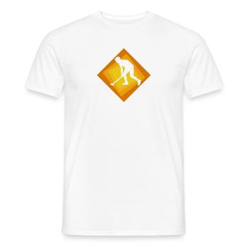 Hockey sur gazon Hockey en salle Hockey sur gazon - T-shirt homme - blanc - Devant - AI Model Male 178 dark (178cm)