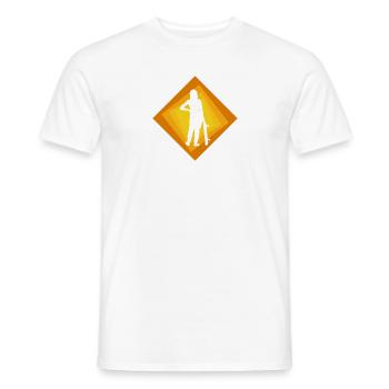 Skateboarder Skaten Skateboard - Männer T-Shirt - Weiß - Vorne - AI Model Male 178 dark (178cm)