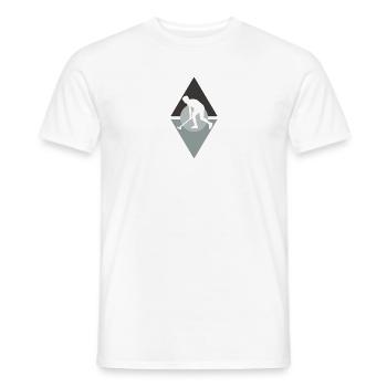 Field Hockey Field Hockey Stick - Men's T-Shirt - white - Front - AI Model Male 178 dark (178cm)