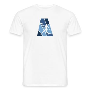 Beach Tennis Beach Tennis Tennis Player - Men's T-Shirt - white - Front - AI Model Male 178 dark (178cm)