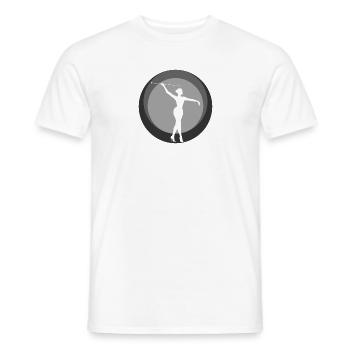 Stabdrehen Gymnastik Twirling - Männer T-Shirt - Weiß - Vorne - AI Model Male 178 dark (178cm)