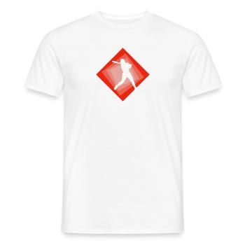 Softball Baseball Pitcher - Männer T-Shirt - Weiß - Vorne - AI Model Male 178 dark (178cm)