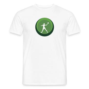 Tennis de plage Tennis de plage Tennis de plage - T-shirt homme - blanc - Devant - AI Model Male 178 dark (178cm)