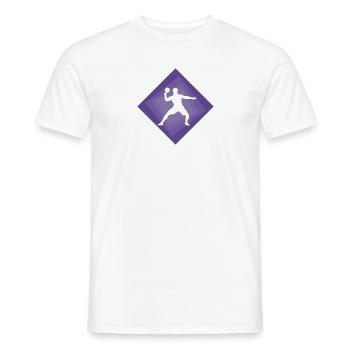 Table tennis Tennis Table tennis ball - Men's T-Shirt - white - Front - AI Model Male 178 dark (178cm)