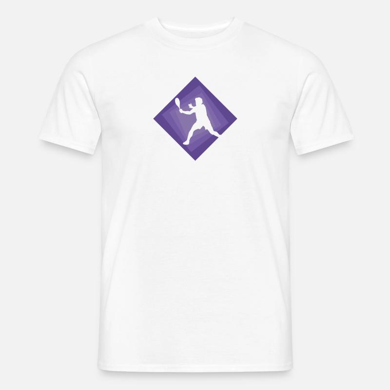 Squash Squash Player Squash Racket - Men's T-Shirt - white