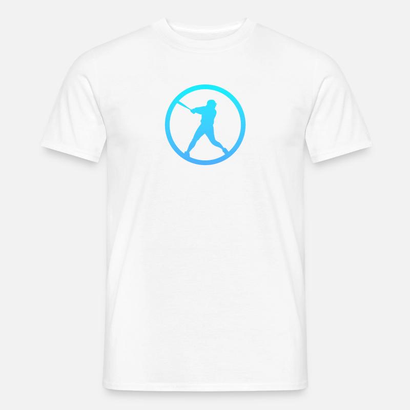 Pitcher Pitcher Softball bat - Men's T-Shirt - white