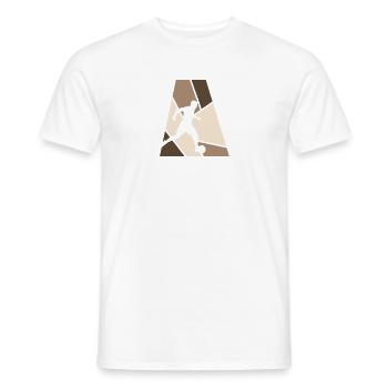 Beach Soccer Beach Soccer Fußball - T-shirt homme - blanc - Devant - AI Model Male 178 dark (178cm)
