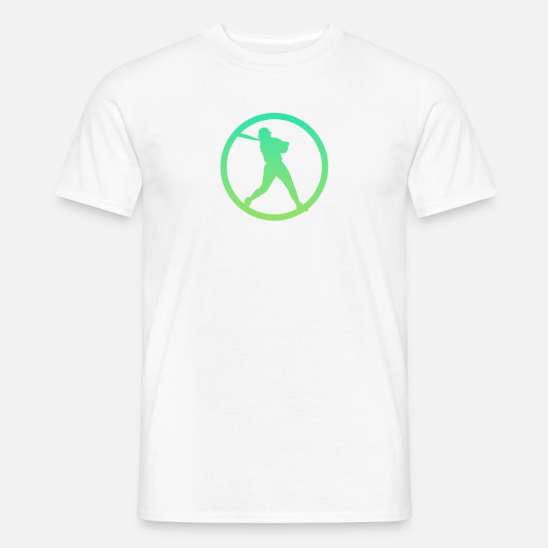 Pitcher Softball Spieler Pitcher - Männer T-Shirt - Weiß