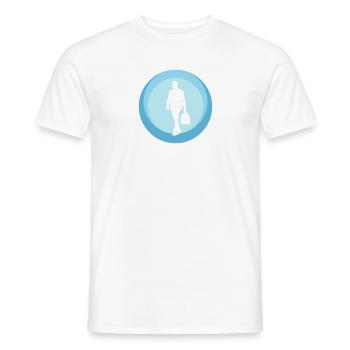 Banking Banker Businessman - Men's T-Shirt - white - Front - AI Model Male 178 dark (178cm)