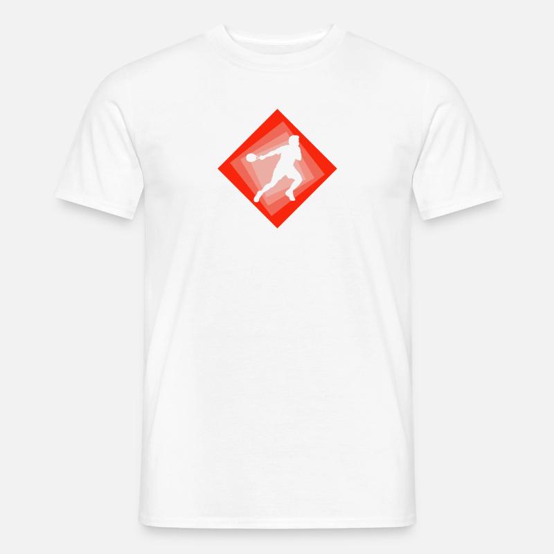 Squash Squash Spieler Squash - Männer T-Shirt - Weiß